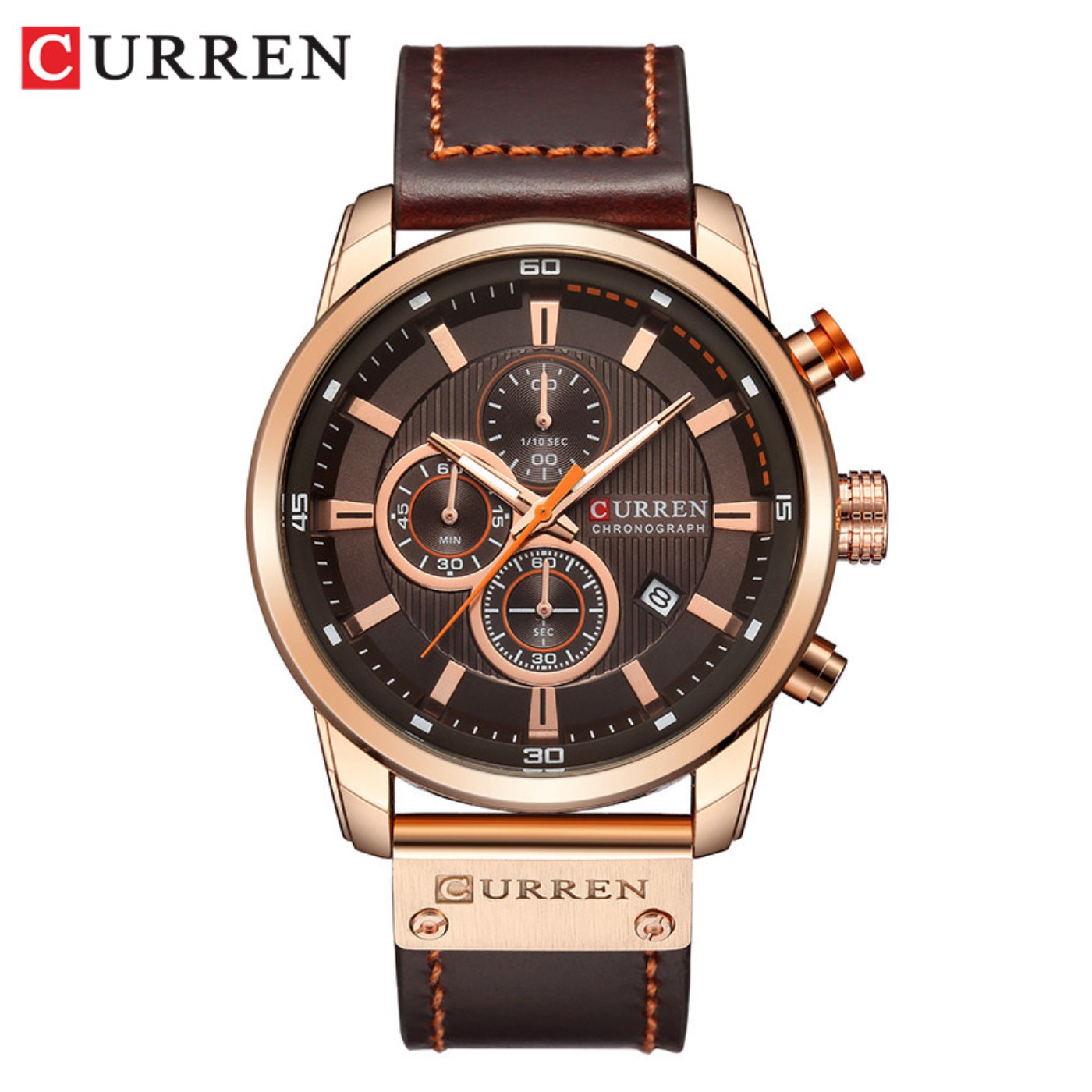 Luxury Quartz Watch Brands - Relógio Masculino CURREN de Moda com