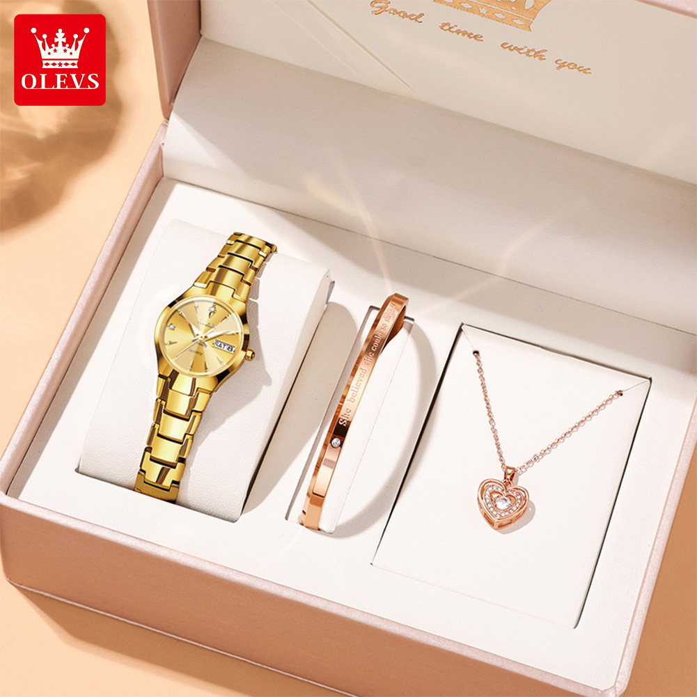 Luxury Watch Ladies - Olevs senhoras relógio 8697 luxo elegante