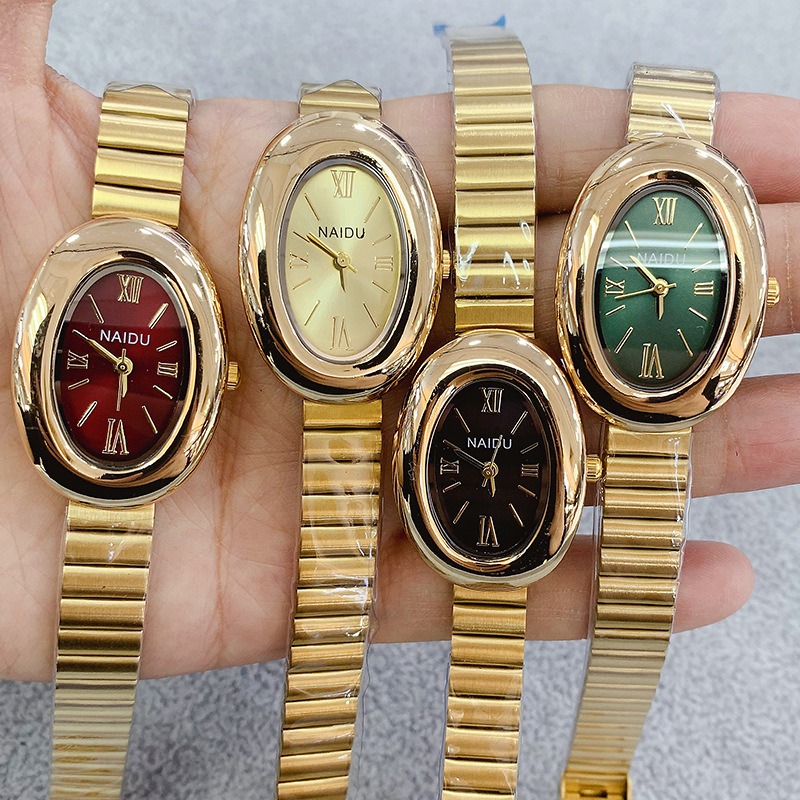 Luxury Watch Index - Marca de luxo ouro oval feminino