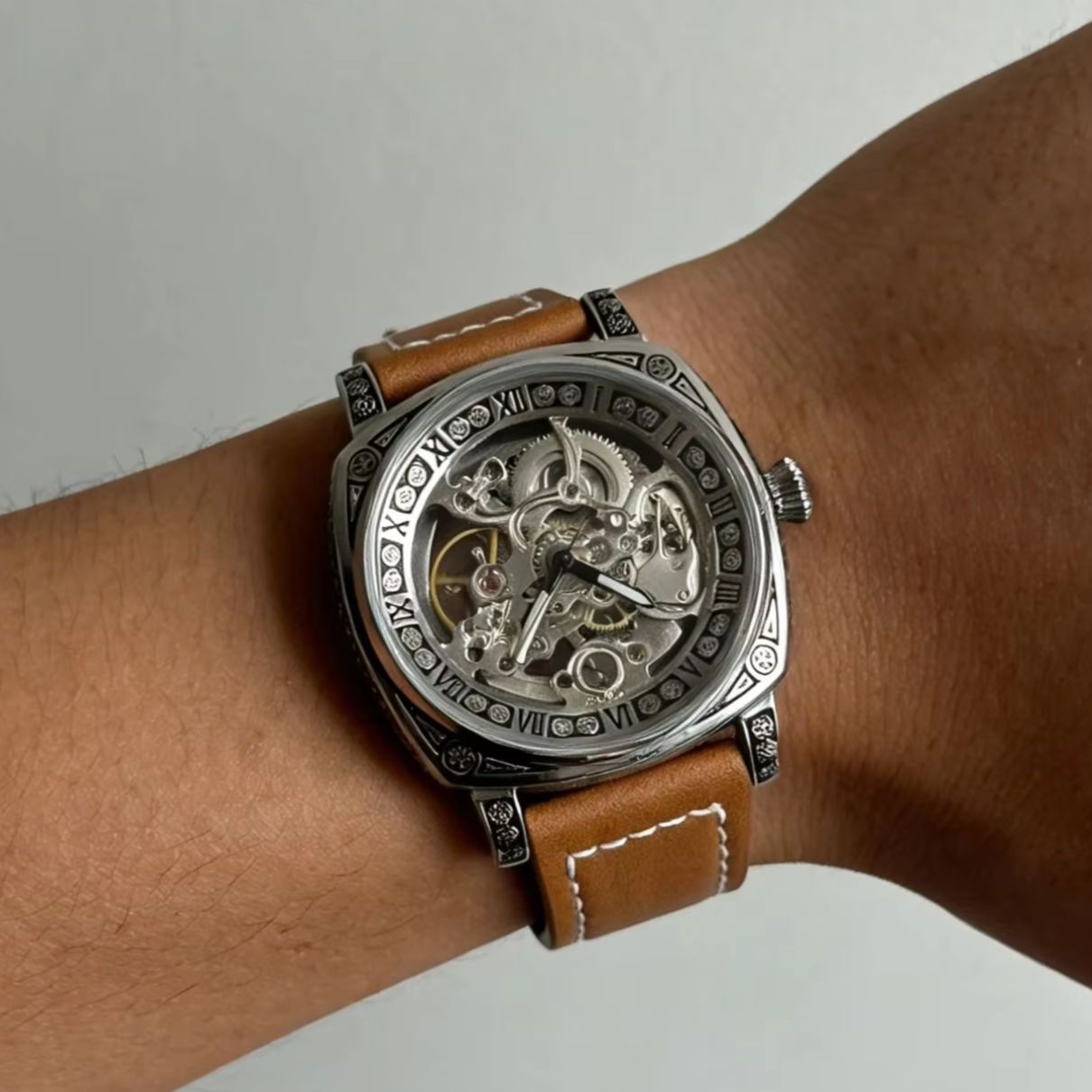 Luxury Watch It - Novo Relógio Mecânico Vintage para Homens