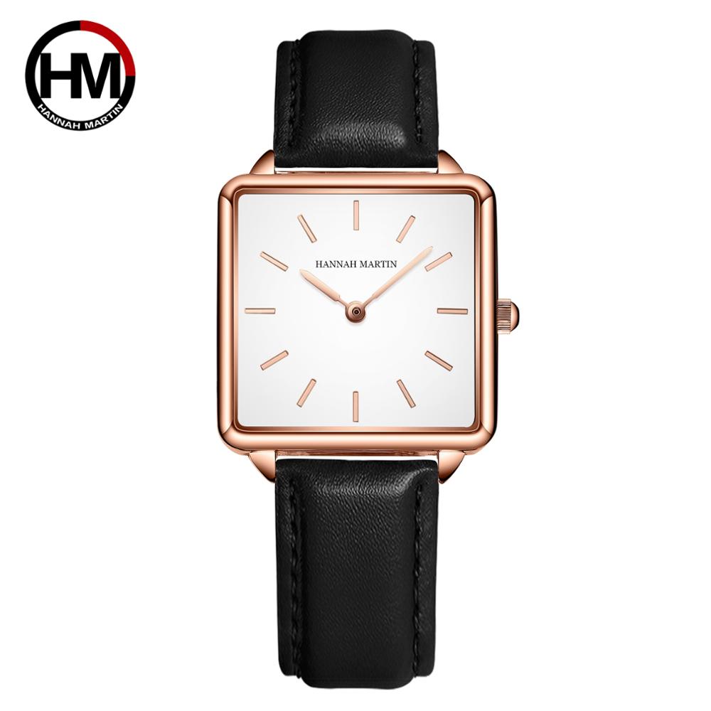 Luxury Watch Index - Relógio de pulso de couro genuíno