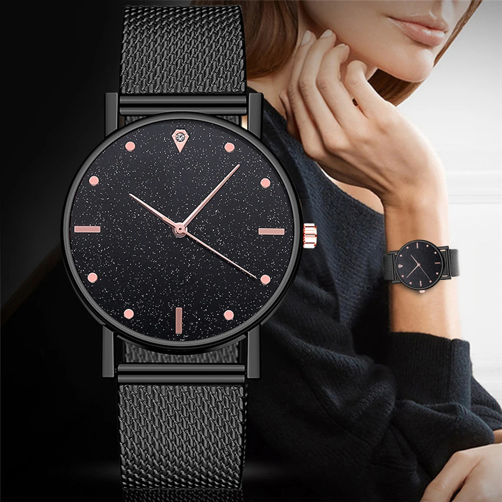 Luxury Watch Black - 2025 nova simples banda de silicone