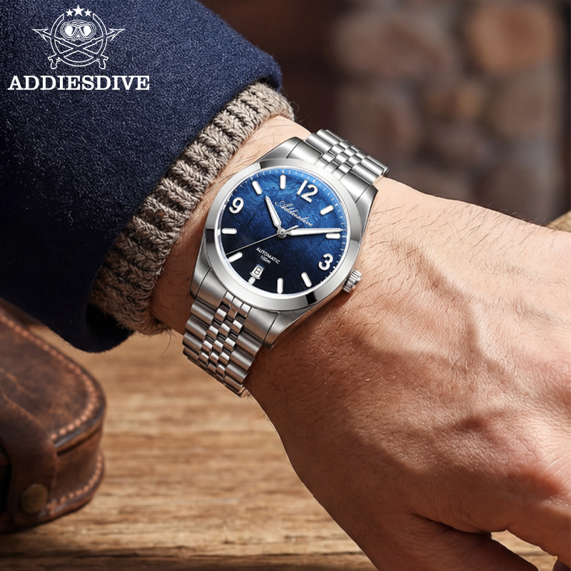 Luxury Watch Second Hand - Relógio Mecânico Automático ADDIESDIVE AD2547 com