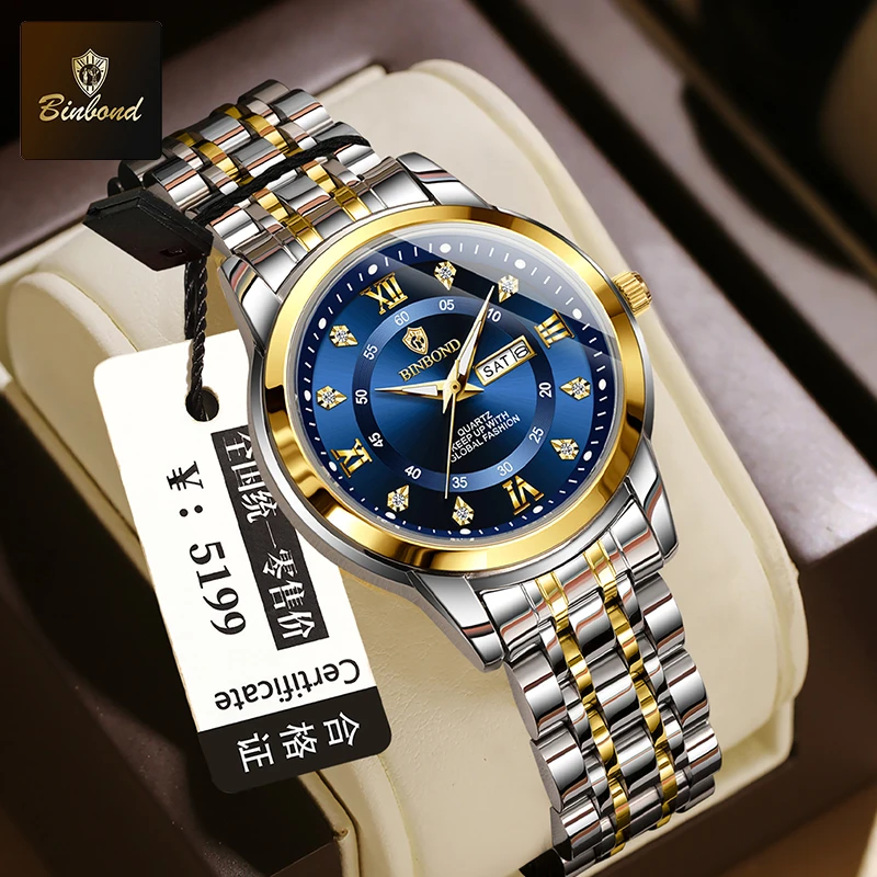 Luxury Watch Index - Binbond b7169 marca superior de luxo