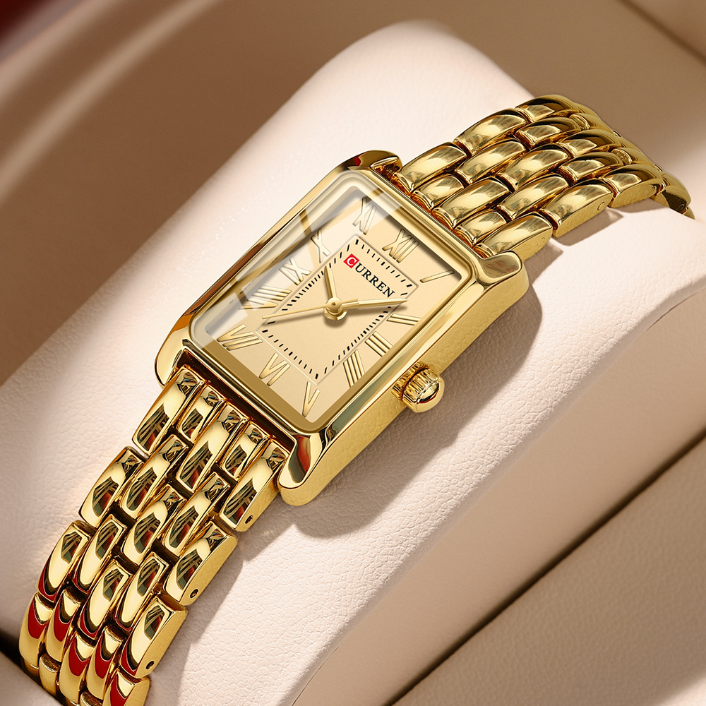 Luxury Quartz Watch Brands - Relógio Feminino CURREN Novo, Marca de