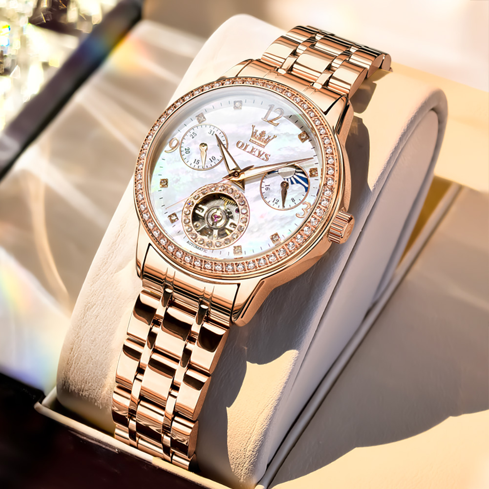 Luxury Quartz Watch Brands - Relógios Femininos OLEVS, Marca de Luxo,