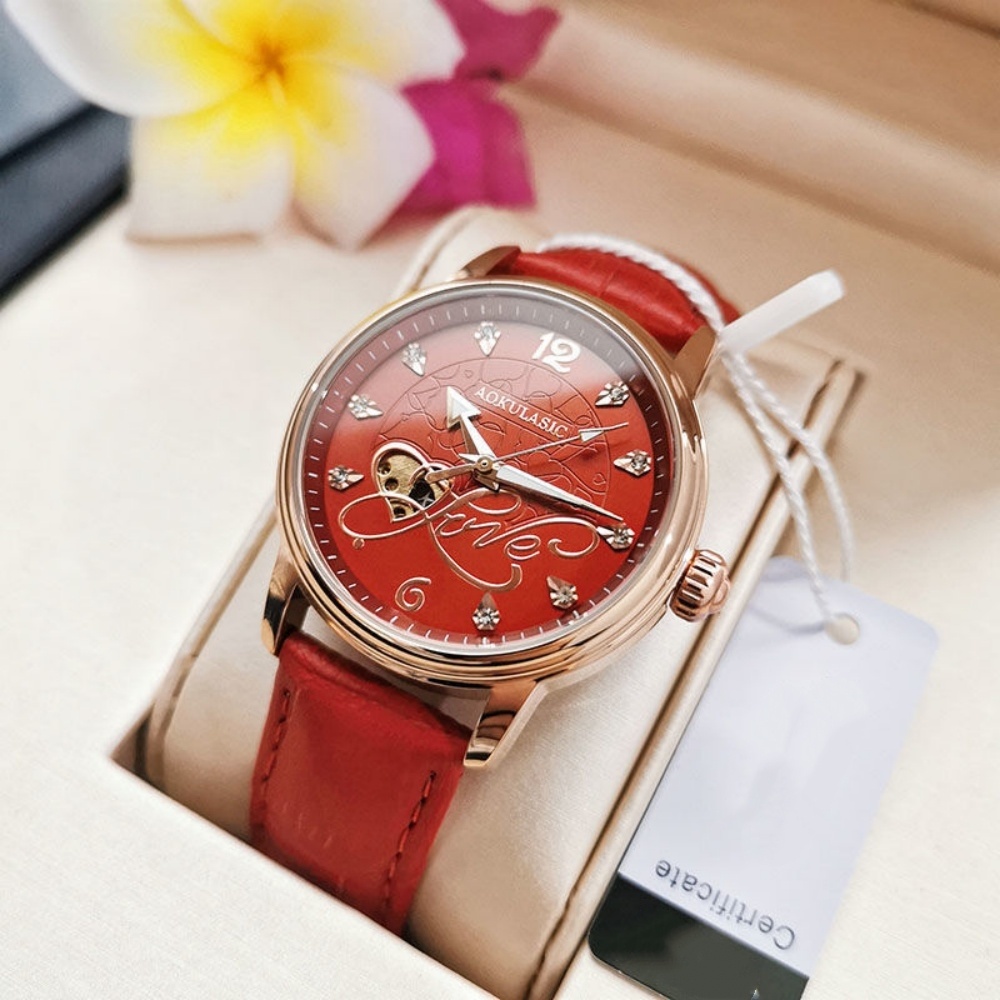 Luxury Watch It - Relógio Mecânico Feminino de Luxo Leve