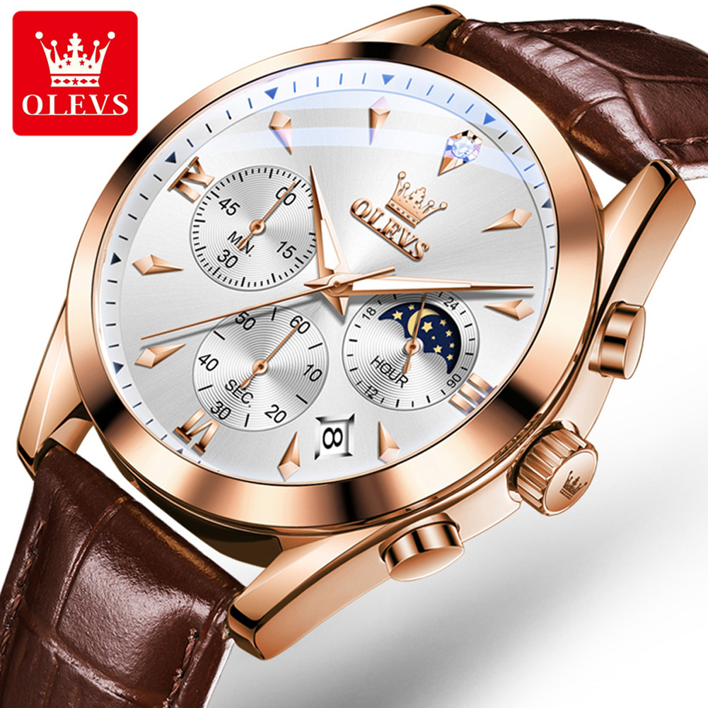 Luxury Watch Holder For Men - Olevs marca nova moda relógio de