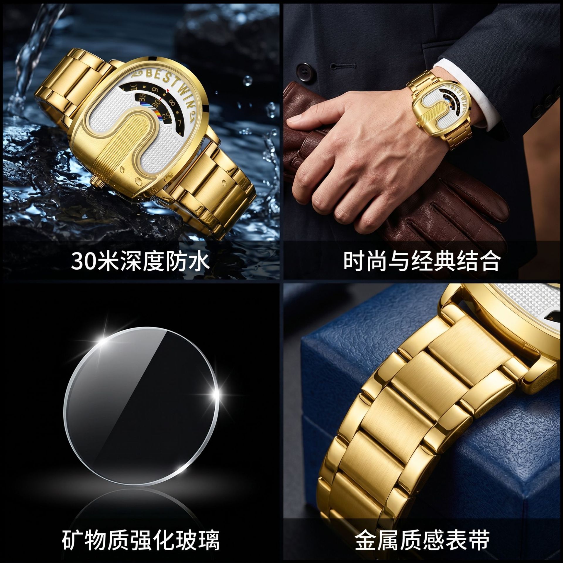 Relógios de Luxo para Homens d - Luxury Quartz Watch Brands avaliação e preço