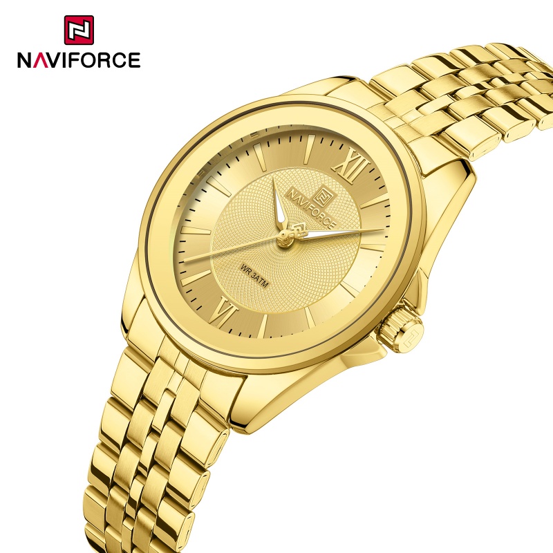 Relógio de Quartzo Feminino NA - Luxury Watch Black avaliação e preço