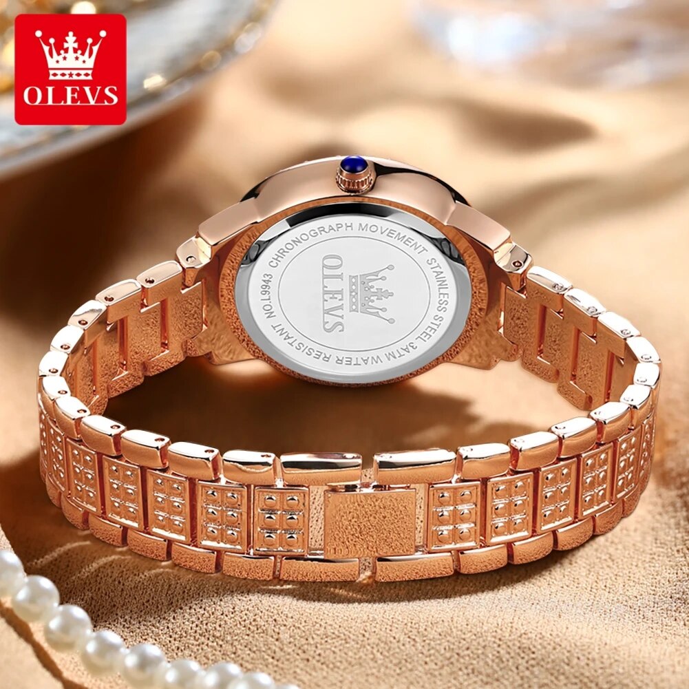 Olevs 9943 luxo todo diamante  - Luxury Watch Ladies avaliação e preço