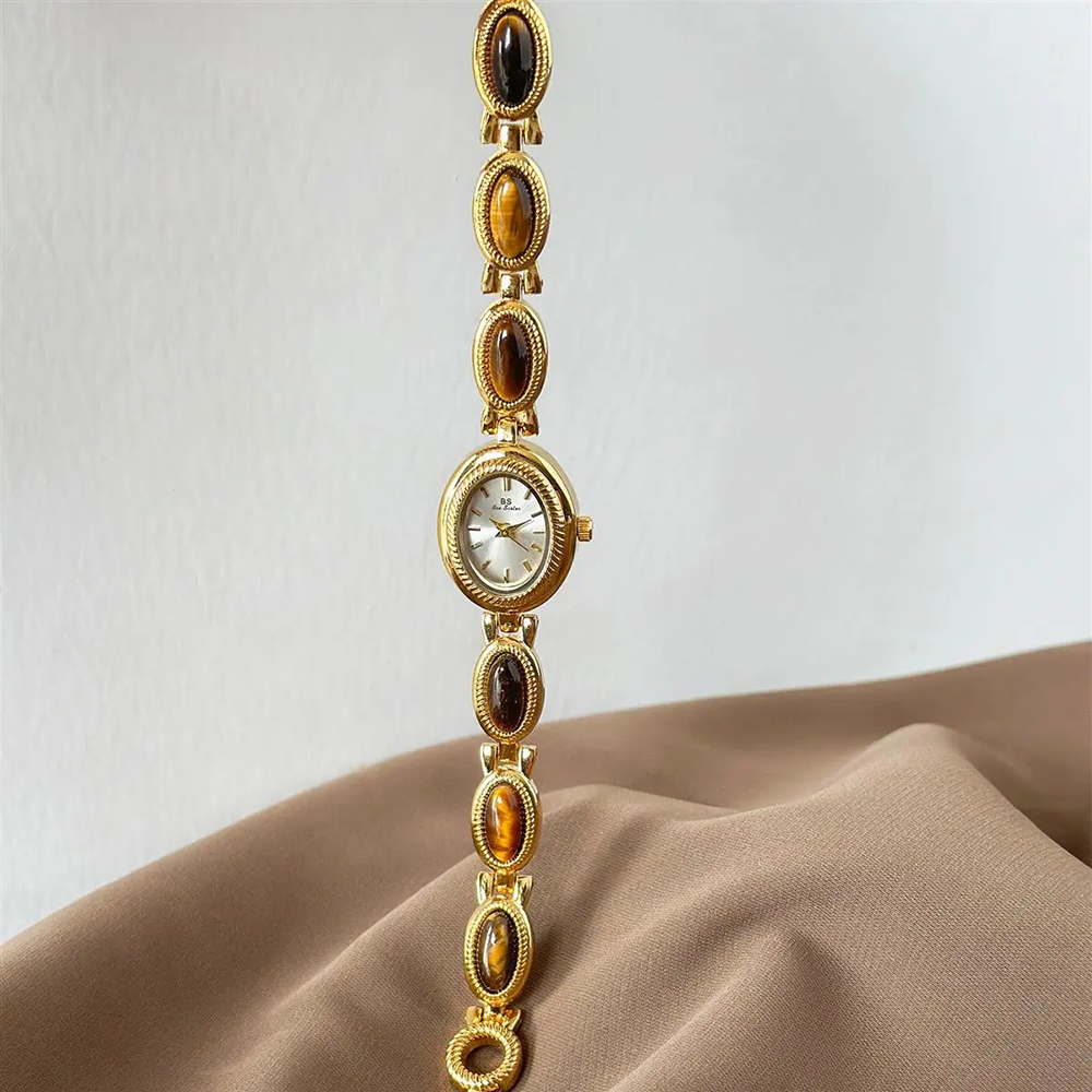 Relógio de ouro feminino vinta - Quiet Luxury Watch avaliação e preço