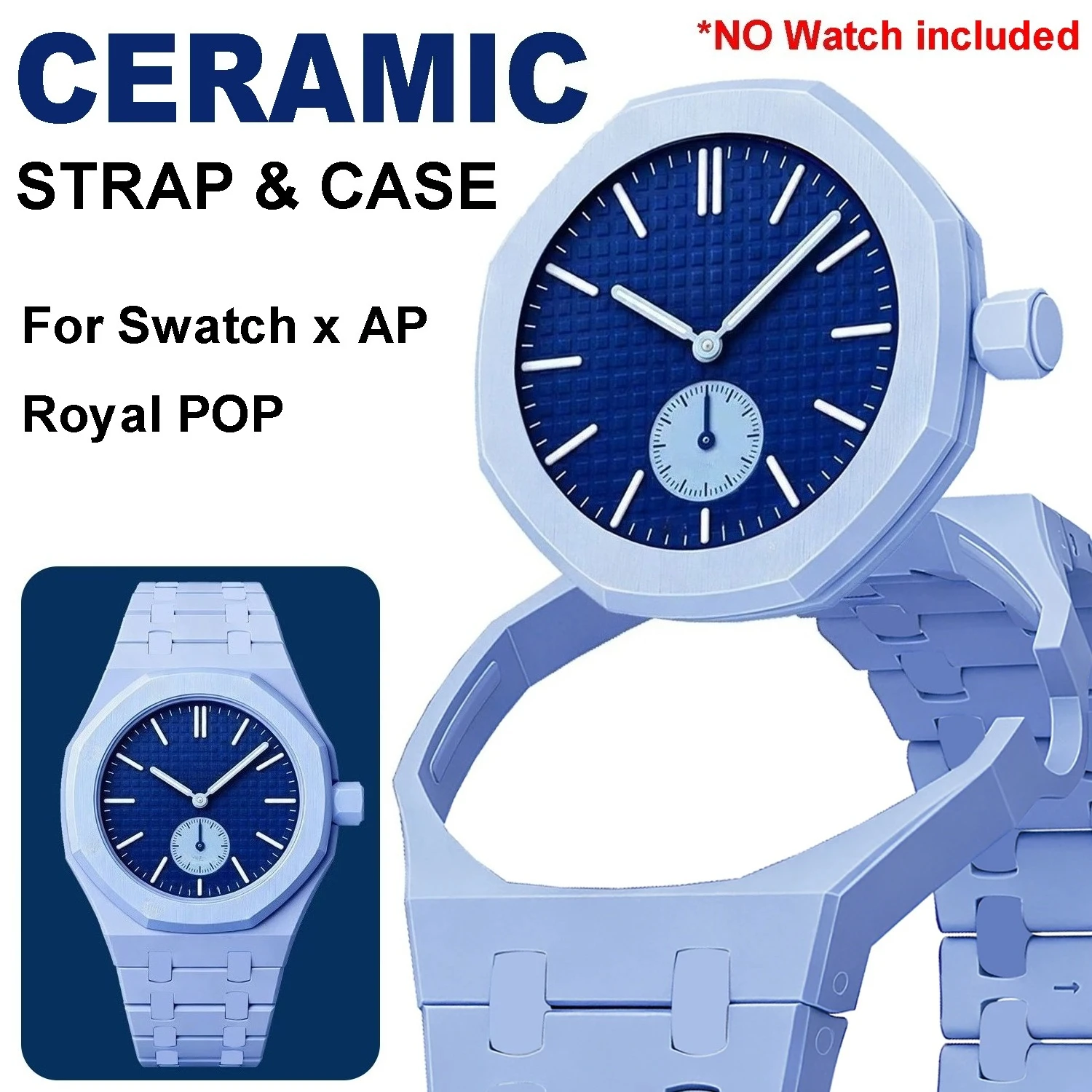 Estojo e pulseira biocerâmicos - Luxury X I Watch avaliação e preço