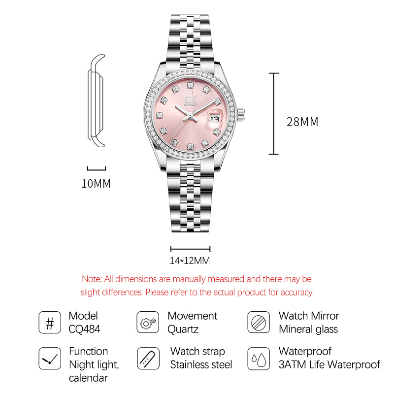 Relógio feminino elegante UTHA - Luxury Watch Index avaliação e preço