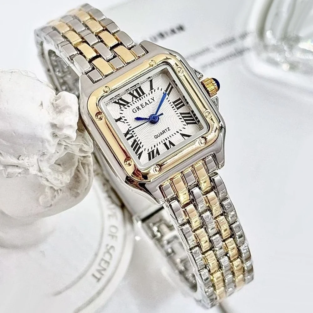 Relógio Feminino Fashion Squar - Luxury Watch Ladies avaliação e preço