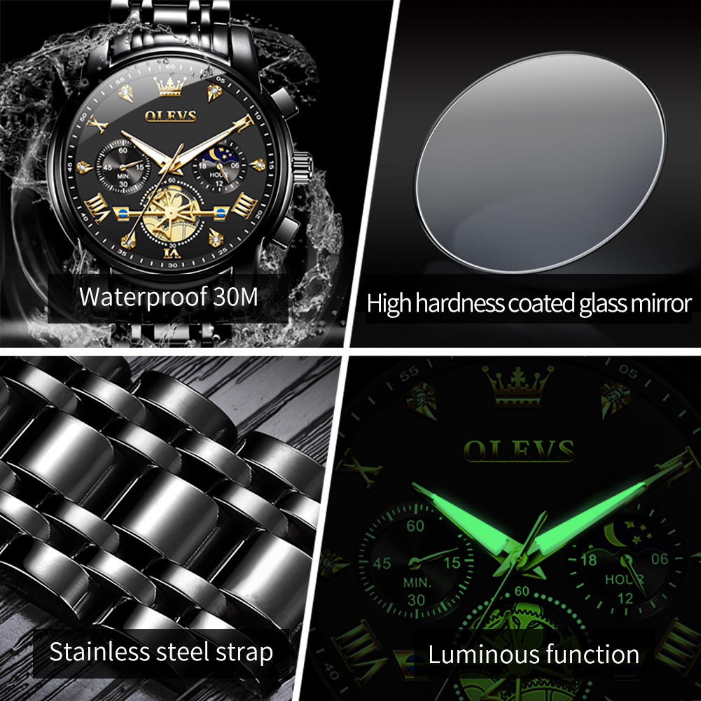 Relógios de Luxo OLEVS Novos c - Luxury Watch Index avaliação e preço