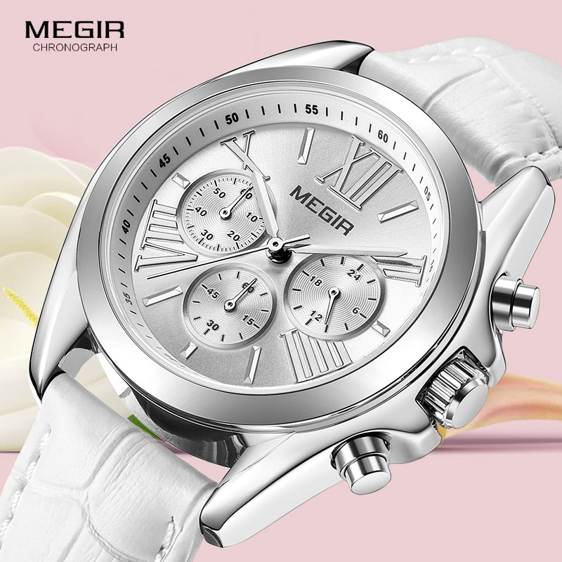 Megir-2114 relógio de couro br - Luxury Watch Index avaliação e preço