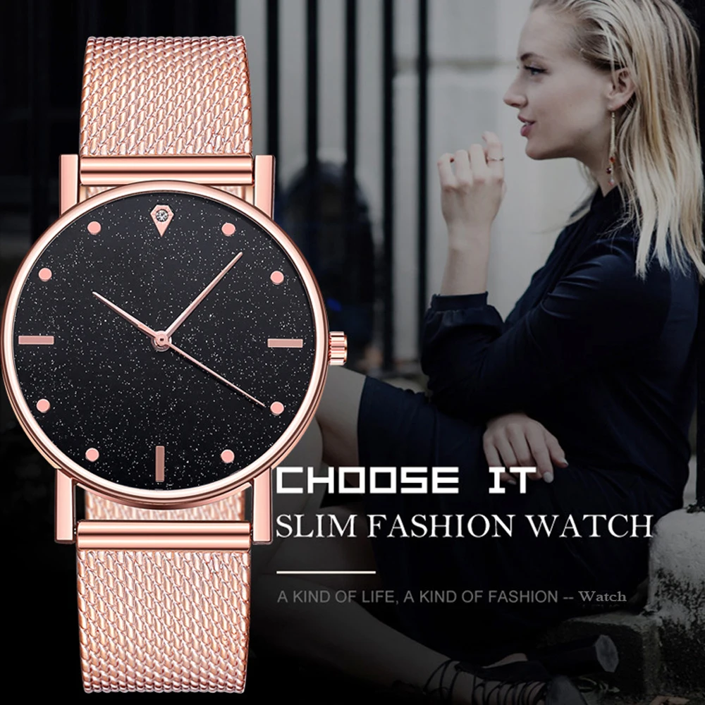 2025 nova simples banda de sil - Luxury Watch Black avaliação e preço