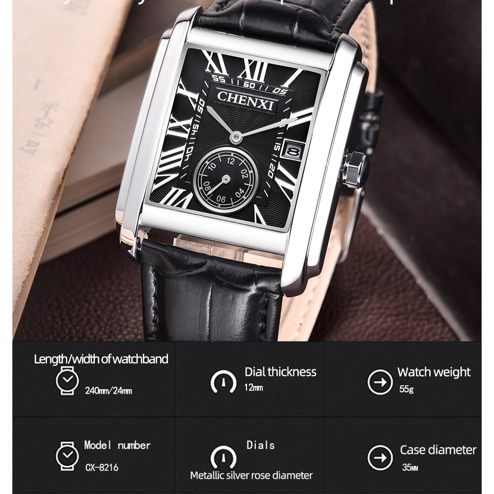 Chenxi 8216 moda clássico quad - Luxury Watch Audemars Piguet avaliação e preço
