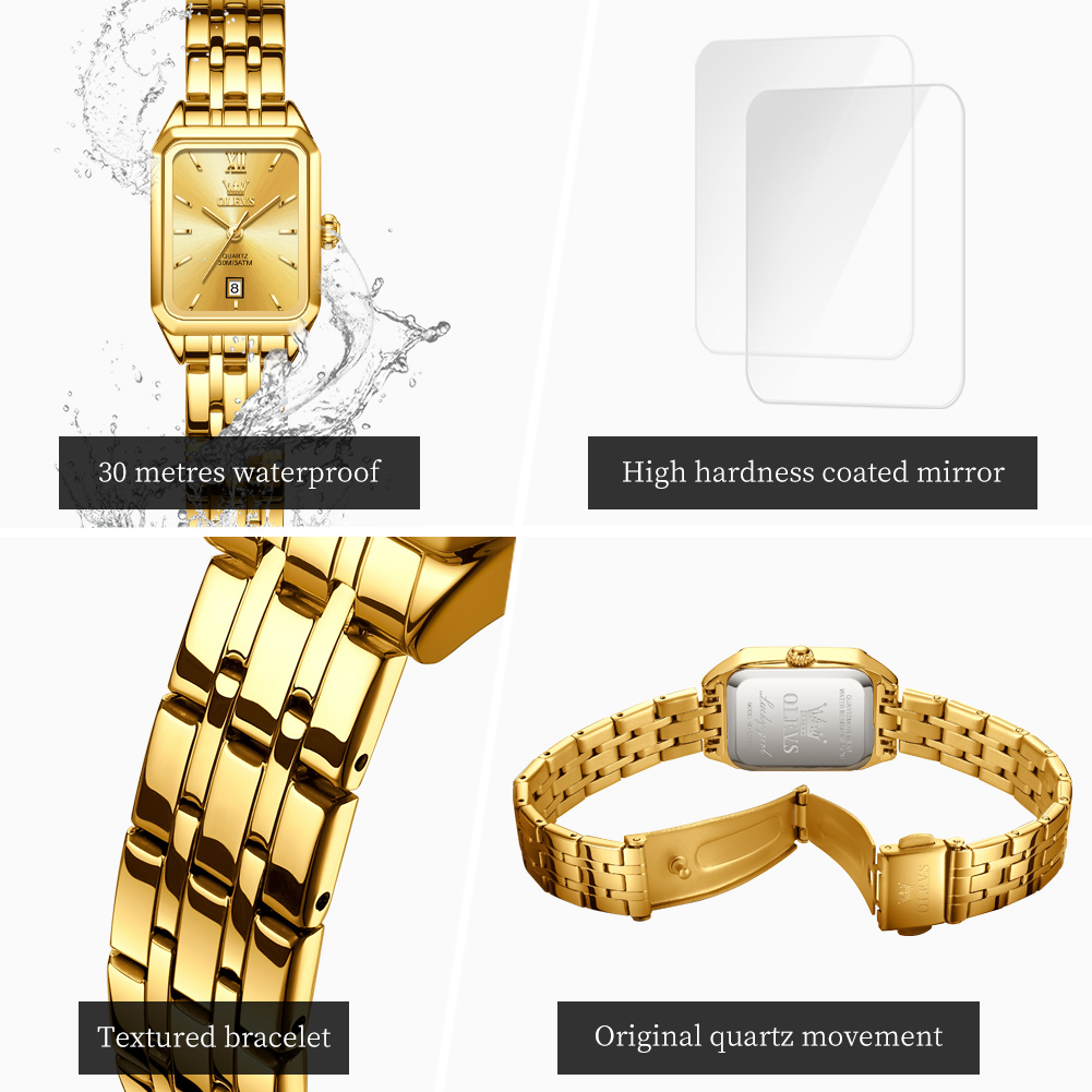 Olevs luxo marca superior reló - Luxury Watch Index avaliação e preço