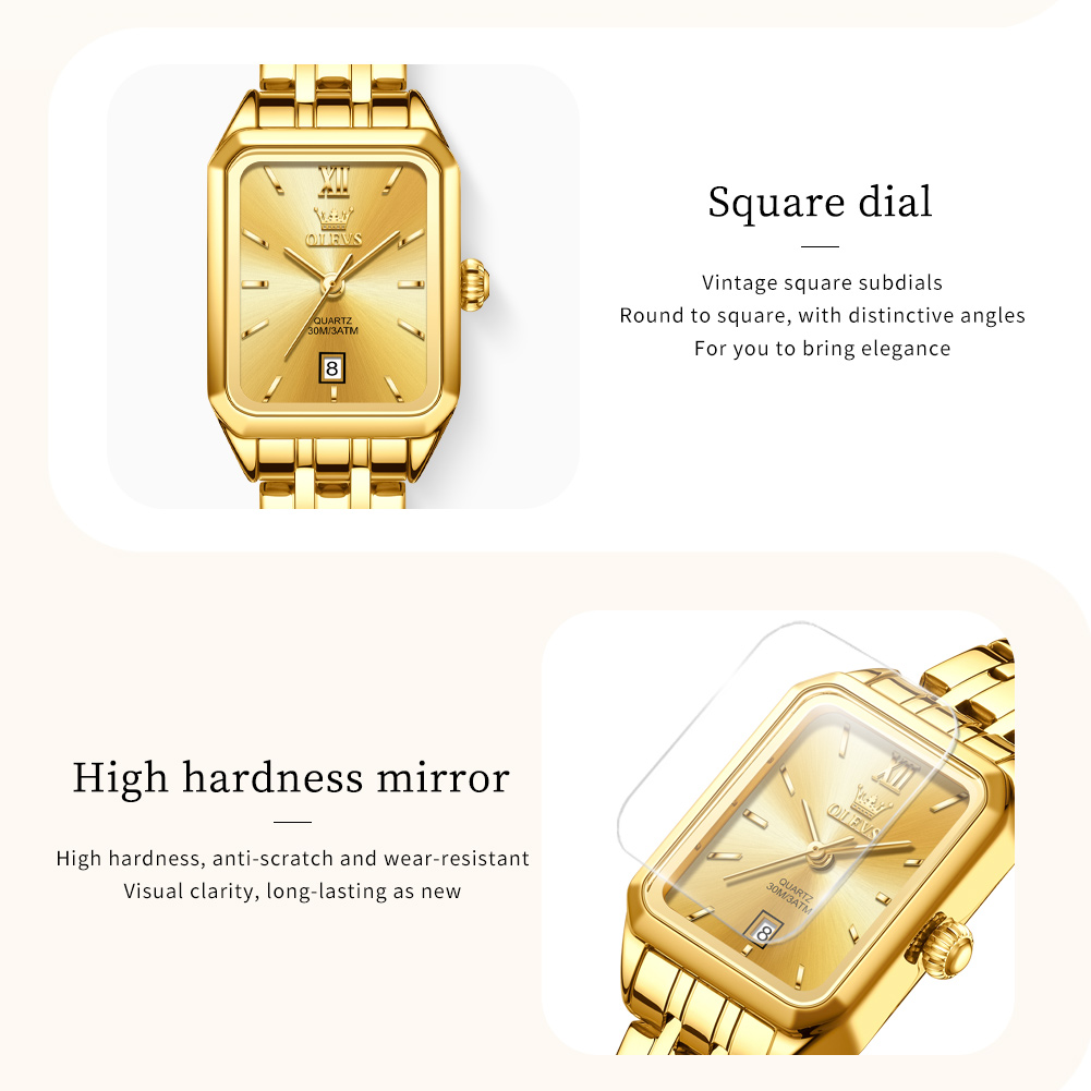 Olevs luxo marca superior reló - Luxury Watch Index avaliação e preço