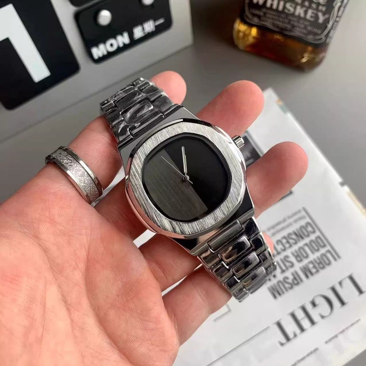 Relógio de Quartzo Masculino c - Luxury Quartz Watch Brands avaliação e preço