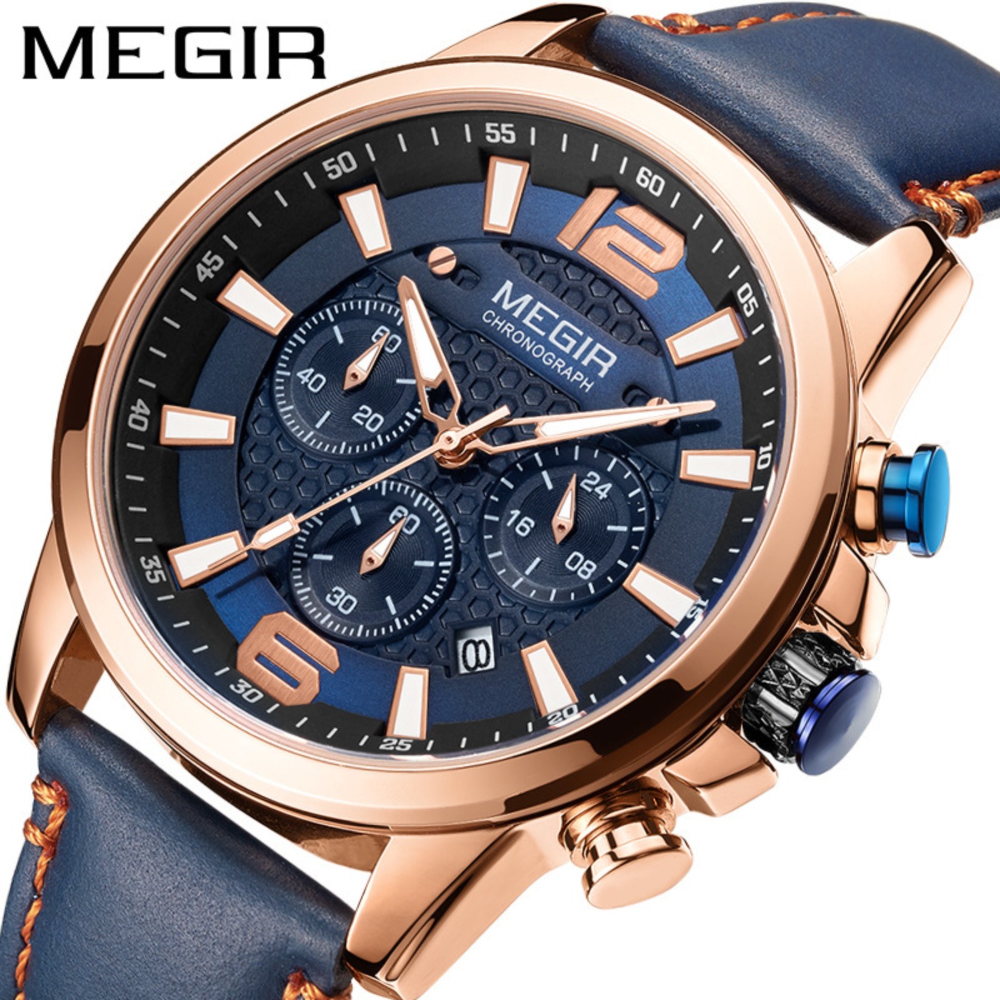 Relógios de Luxo MEGIR 2020 pa - Luxury Quartz Watch Brands avaliação e preço