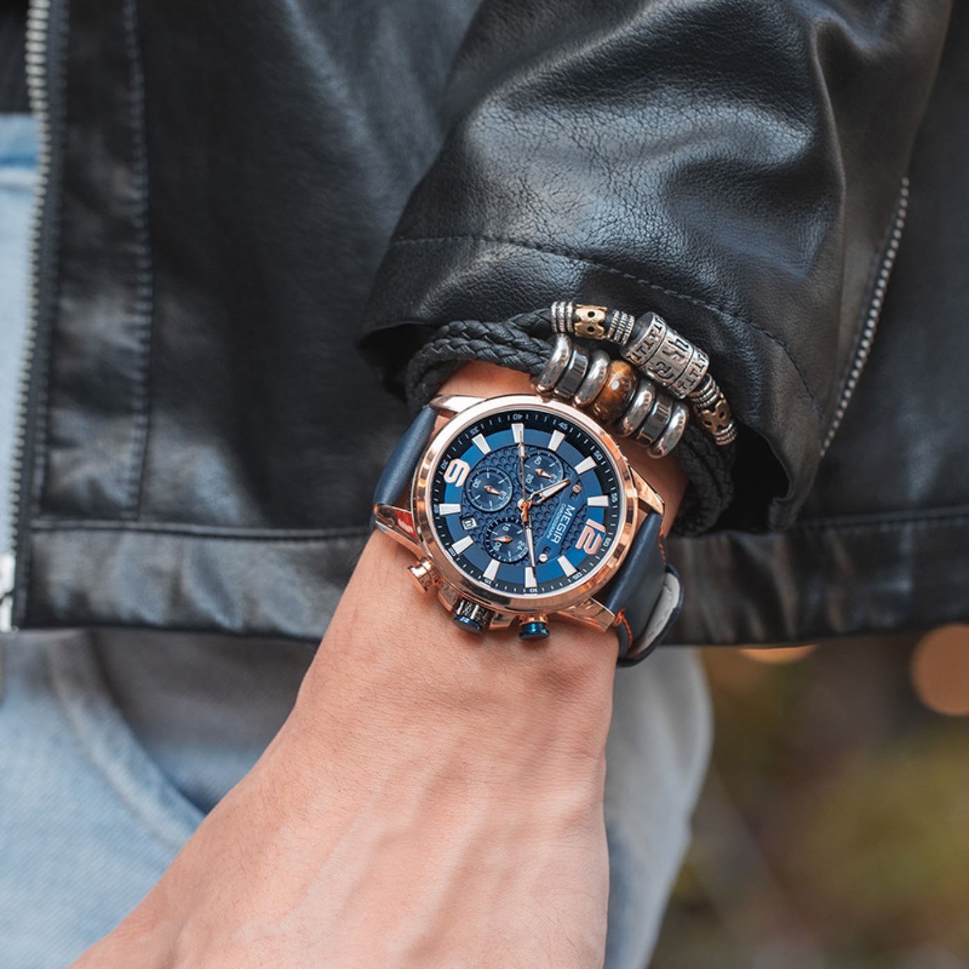 Relógios de Luxo MEGIR 2020 pa - Luxury Quartz Watch Brands avaliação e preço