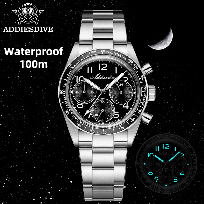 Relógios Masculinos ADDIESDIVE - Luxury Watch Second Hand avaliação e preço